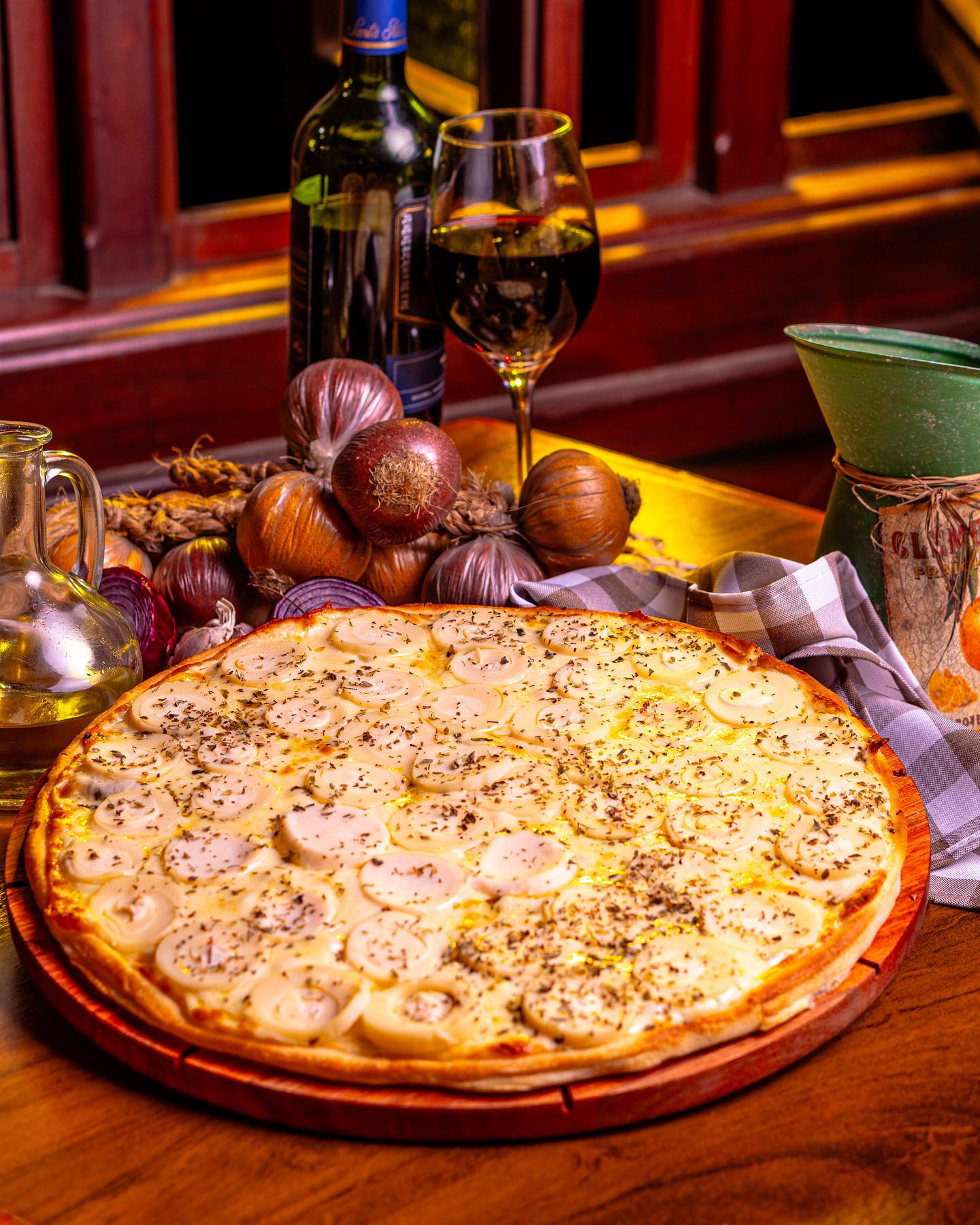 Pizza servida